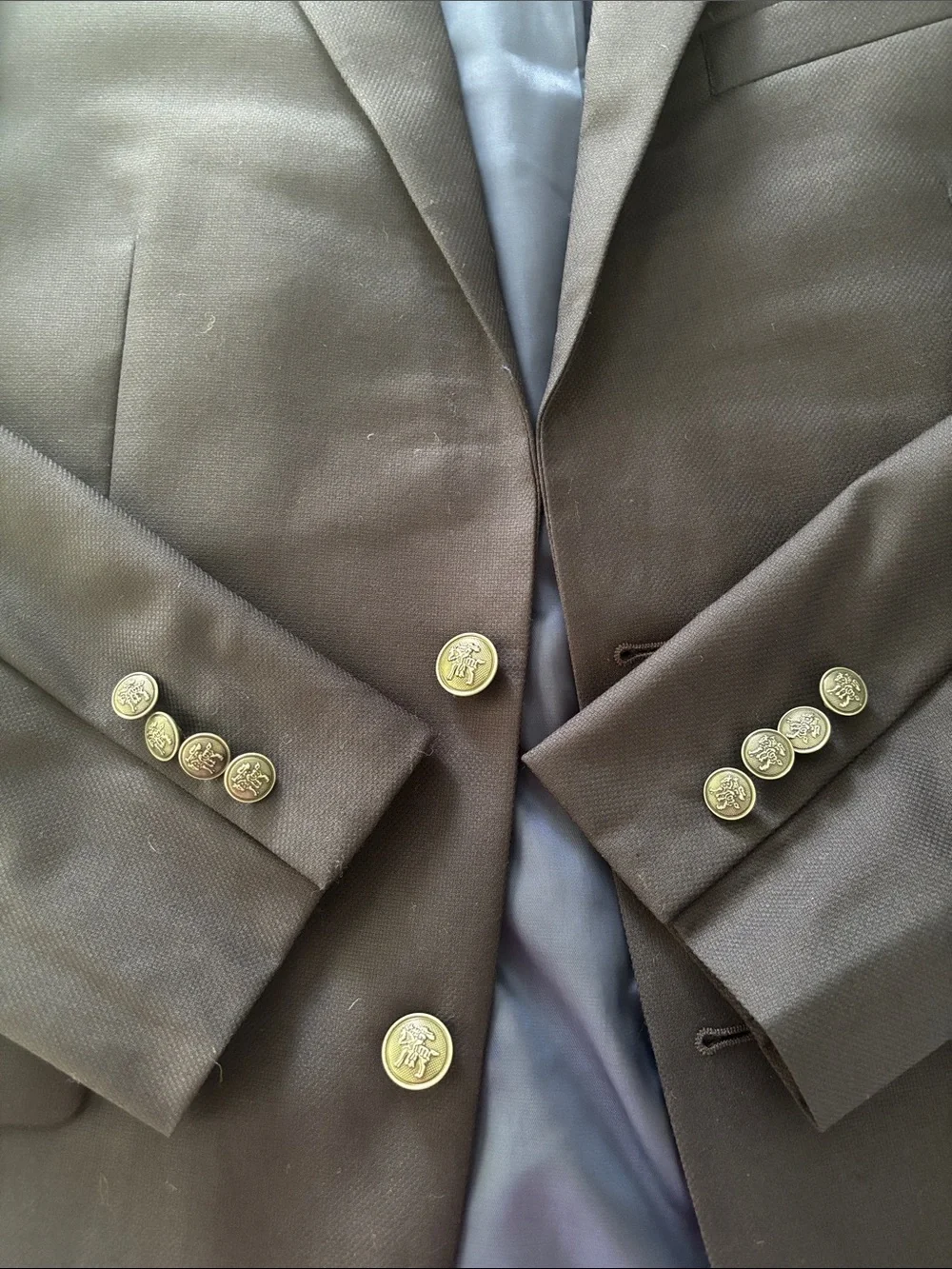 Hart Schaffner Marx Classic Navy Two-Button Blazer